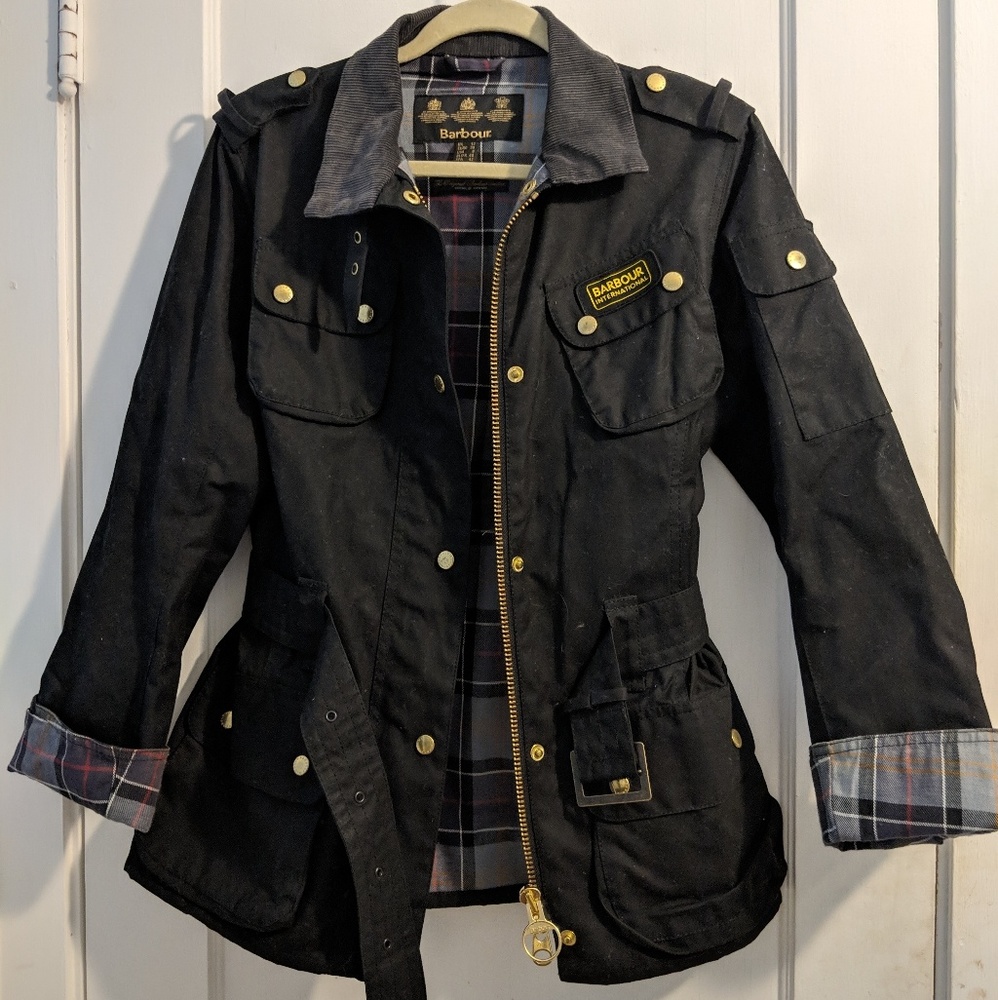 Barbour International Jacket (Size 8)